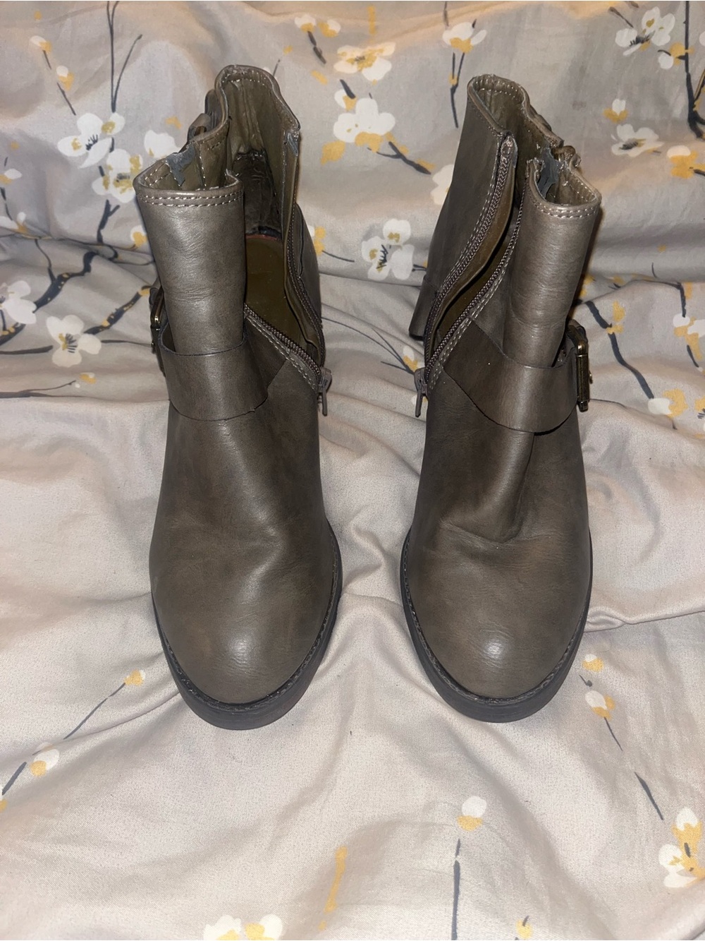 Women's Mid-Calf Zip Ankle Boots